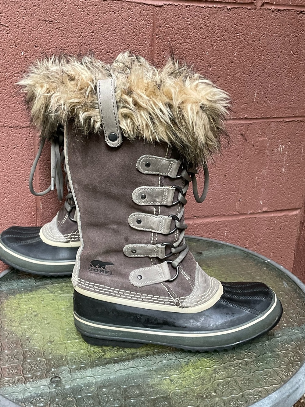 Sorel Joan Of Arctic Waterproof Snow Winter Boots Size 7